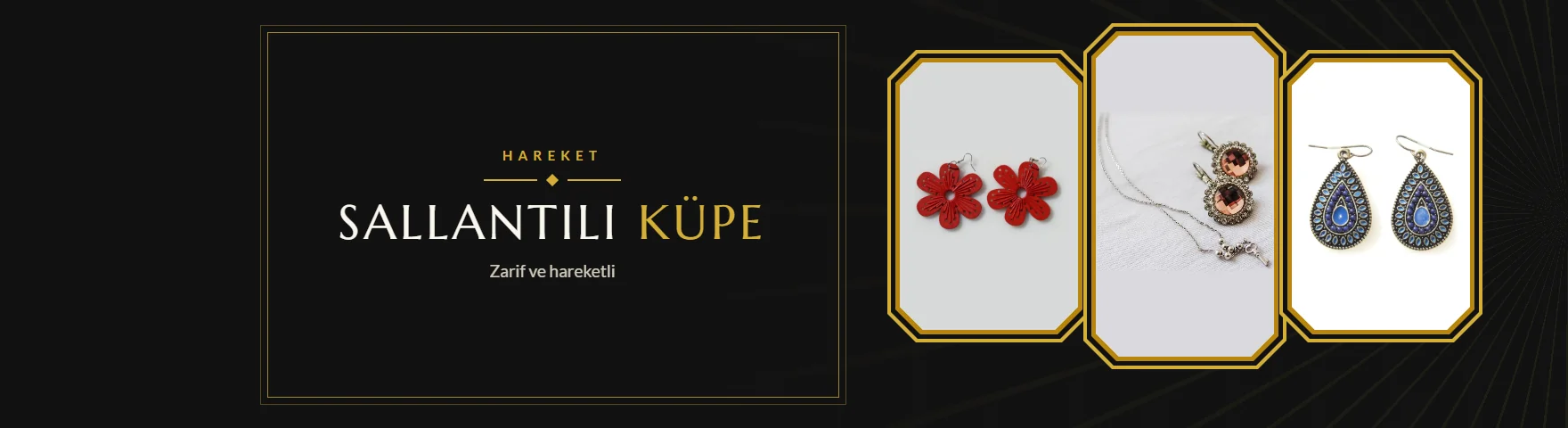 Sallantılı Küpe