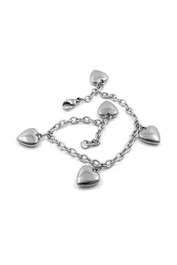 Çelik Kalp Charm Bileklik