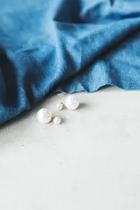 Çift Taraflı İnci Küpe
